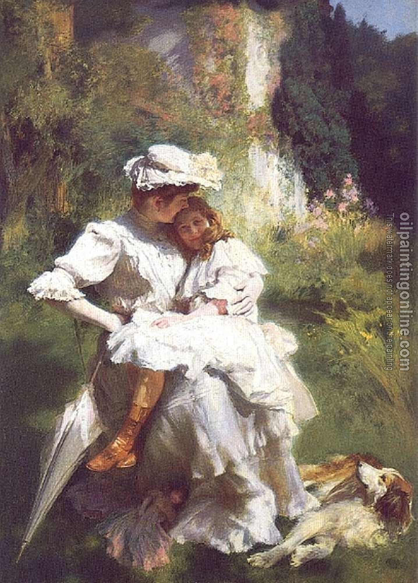 Emile Friant - Tendresse Maternelle